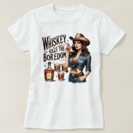 Camiseta de Matares Sassy Retro Girl - Boredom Whi