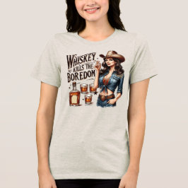 Camiseta de Matares Sassy Retro Girl - Boredom Whi