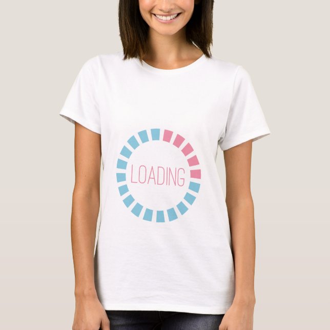 Camiseta de Maternidade Carregando (Frente)