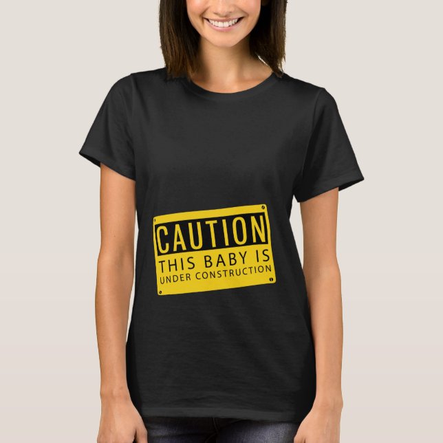 Camiseta de maternidade em construção (Frente)