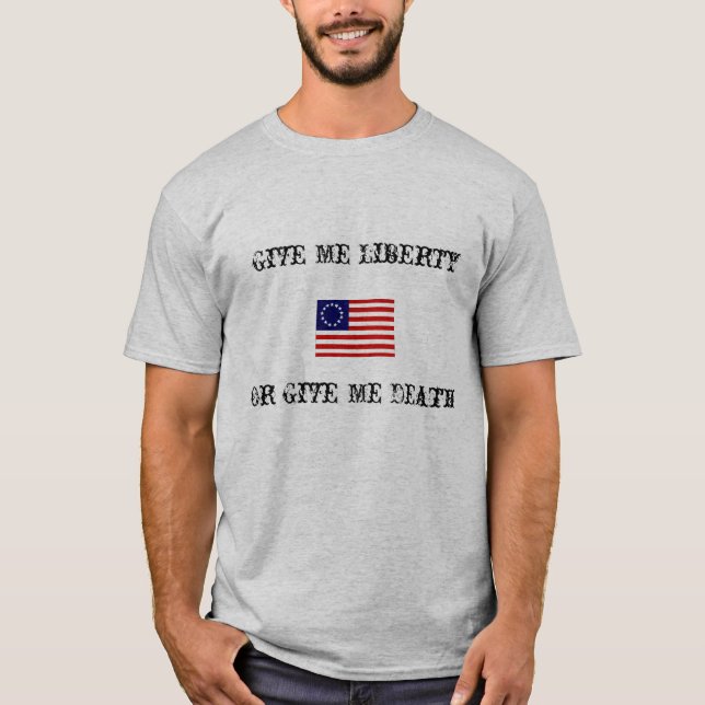 Camiseta Dê-me a liberdade… (Frente)