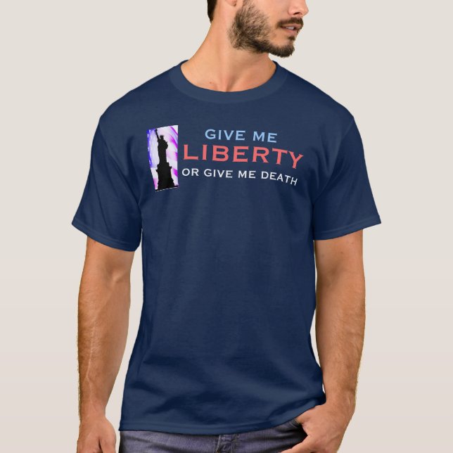 Camiseta Dê-me a LIBERDADE ou dê-me a morte (Frente)