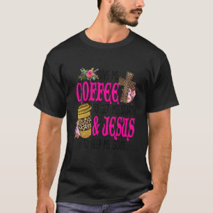 Camiseta Dê-me café e Jesus