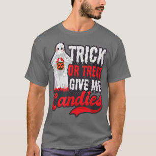 Camiseta Dê-me Candys Design Halloween Ghost