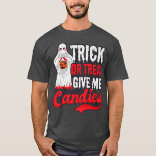 Camiseta Dê-me Candys Design Halloween Ghost323