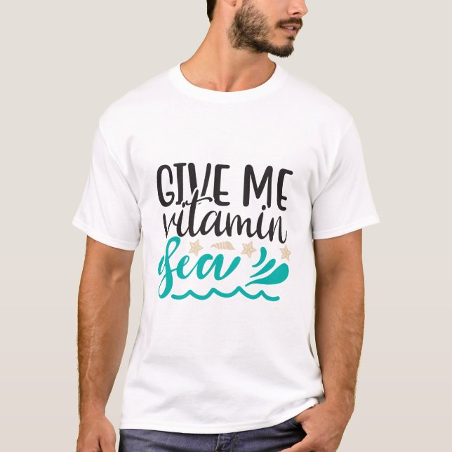 Camiseta Dê-me Mar de Vitamina (Frente)