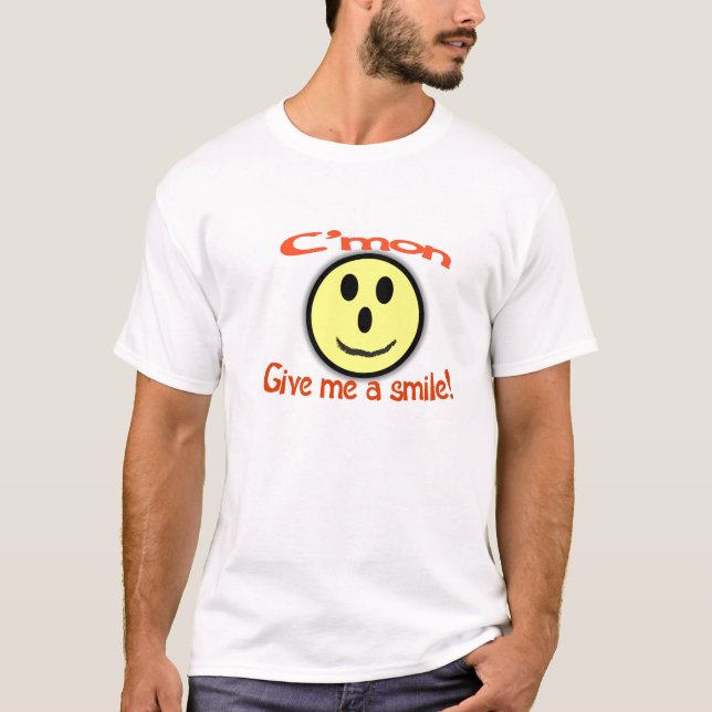 Camiseta Dê-me um sorriso (Frente)