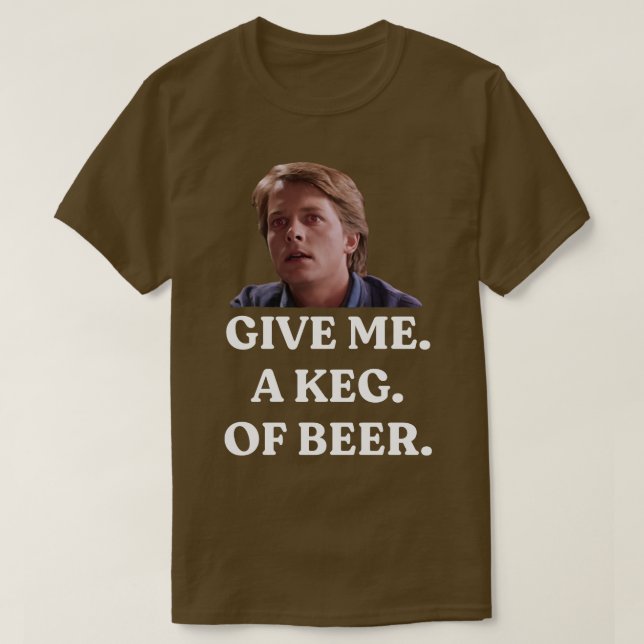 CAMISETA DÊ-ME UMA CERVEJA. (Frente do Design)
