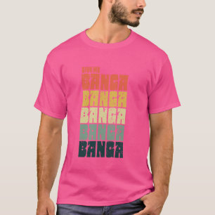 Camiseta Dê-me uma letra engraçada de afrobearia do BANGA r