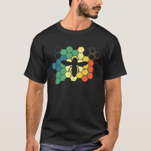 Camiseta de Mel Apiário Apicultor Vintage Abelhas