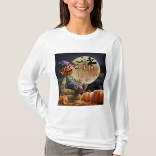 Camiseta de Mel Longa com Capa
