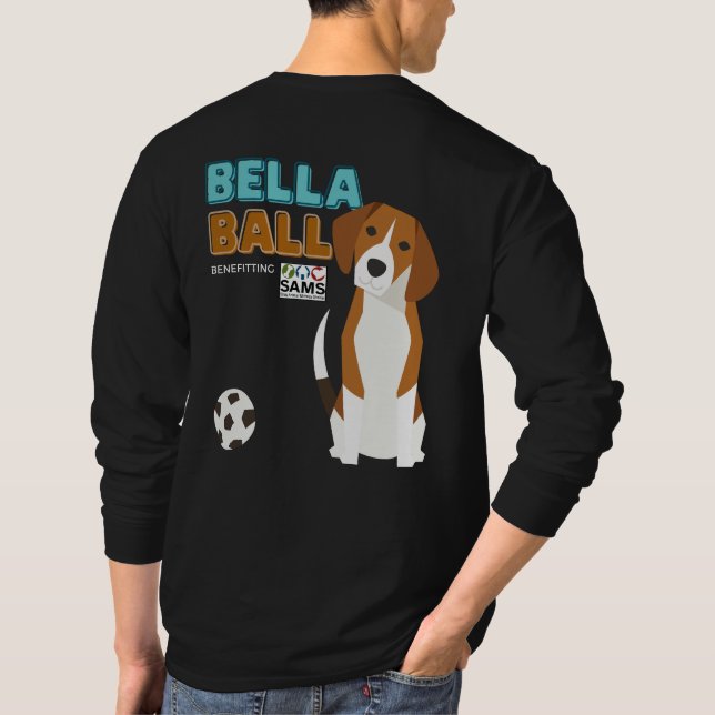Camiseta de Mel Longa de Bella Ball Men (Verso)