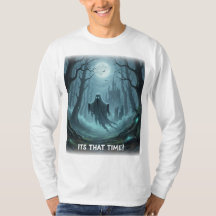 Camiseta de Mel Longa de Halloween Spooky Fantasma