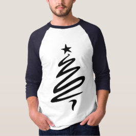 Camiseta de Mel Longa de Natal de Homens