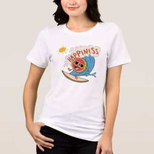Camiseta de Melancia Feliz – Diversão de Surf e Ve