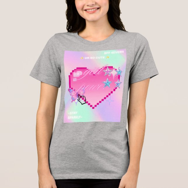 Camiseta de melhor amiga para o dia a dia (Frente)