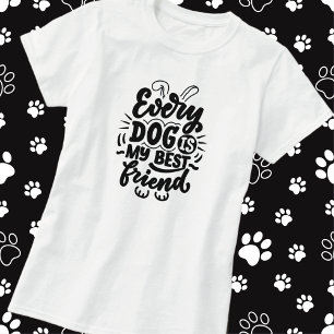 Camiseta de melhor amigo de cachorro