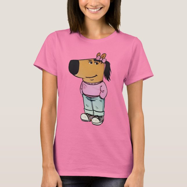 Camiseta de Meme para Meninas  (Frente)