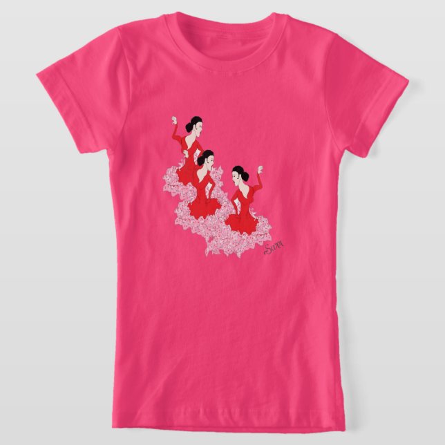 Camiseta de Menina: bailarina espanhola (Postura )