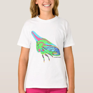 Camiseta de Menina (branca) - Oak Treehopper