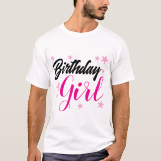 Camiseta de Menina de Aniversário