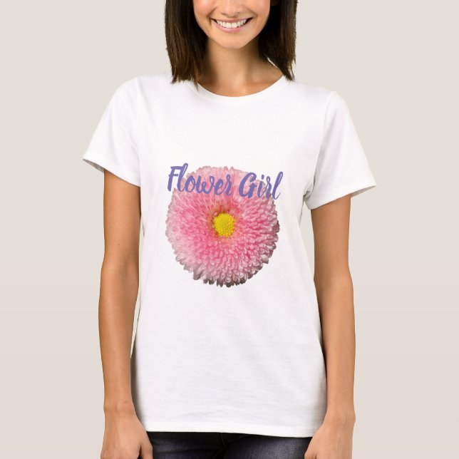 Camiseta de Menina de Flores Daisy Blossom (Frente)
