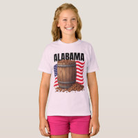 Camiseta de Menina do Alabama
