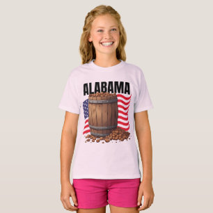 Camiseta de Menina do Alabama