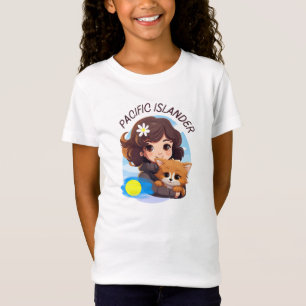 Camiseta de Menina do Pacífico (Palauan)