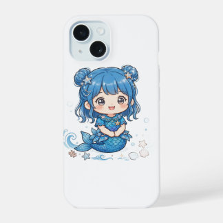 Camiseta de Menina Sereia do Oceano Azul Fofa - Ka