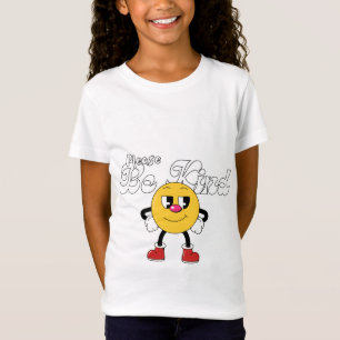 Camiseta de Meninas com Carinha Sorridente Fofa