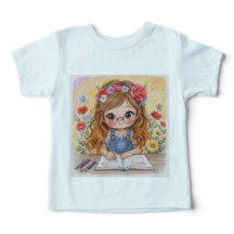 Camiseta de Meninas Fofas – Estilo Doce e Divertid