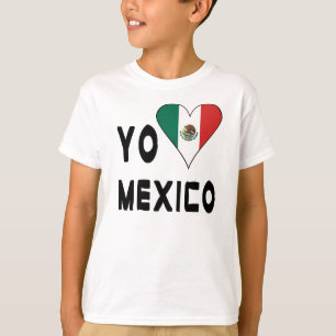 Camiseta de Menino Yo Amo Mexico