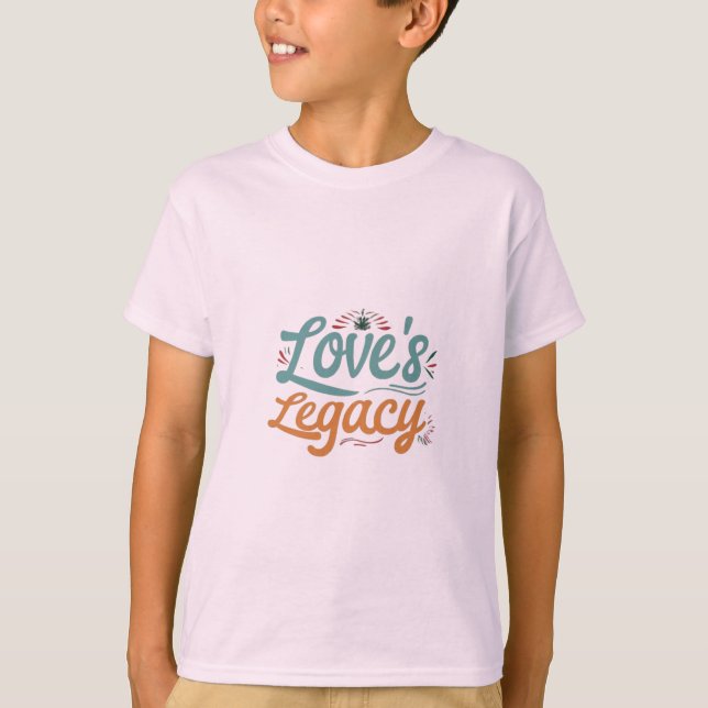 Camiseta de Meninos Legados do Amor (Frente)