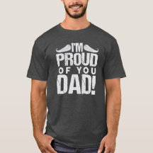Camiseta de Mensagem do Pai Emocional