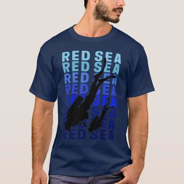 Camiseta de Mergulho no Mar Vermelho (Frente)