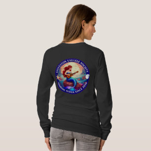 Camiseta de Mermaid da Galveston Ukulele Society p