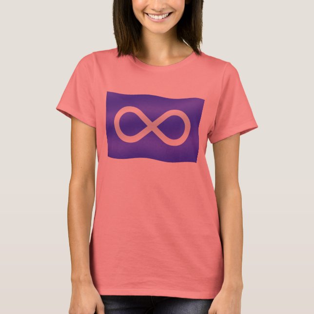 Camiseta de Metis Orgânico, Mulheres de Bandeira (Frente)