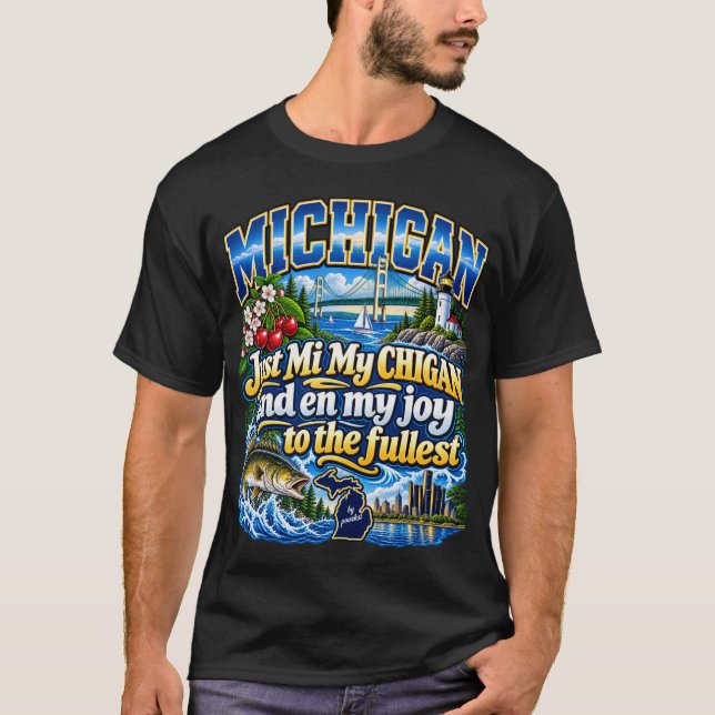 Camiseta de Michigan (Frente)