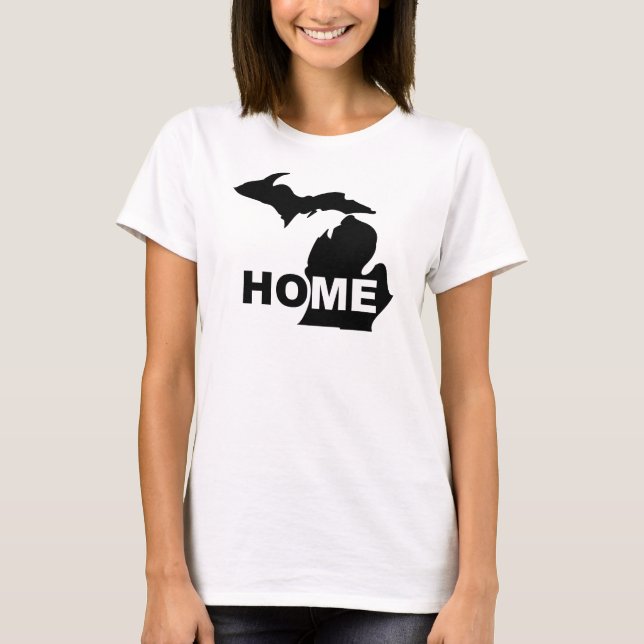 Camiseta de Michigan Longe de Casa (Frente)