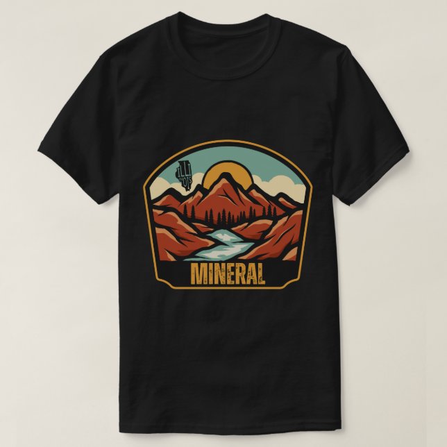 Camiseta de Mineral, Illinois (Frente do Design)