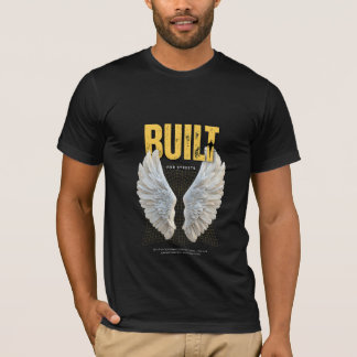 Camiseta de Moda Urbana Preta e Amarela