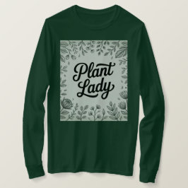 Camiseta de Mola Botânica Verde - Camiseta-Dama