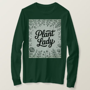 Camiseta de Mola Botânica Verde - Camiseta-Dama
