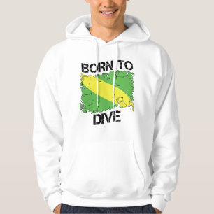 Camiseta de Moletom Bandeira Nitrox Born to Dive