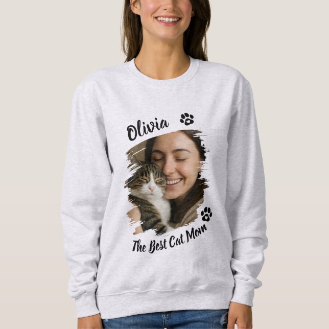 Camiseta de Moletom com Foto Personalizada de Melh (Frente)