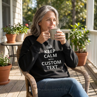 Camiseta de Moletom com Modelo de Citação Personal
