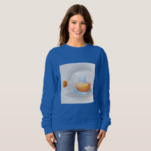 Camiseta de Moletom de Barco Fofo em uma Garrafa -