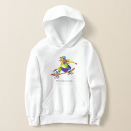 Camiseta de Moletom de Skate de Meninas Fofas
