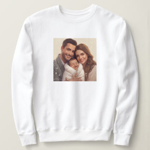 Camiseta de Moletom do Dia das Mães Foto Personali